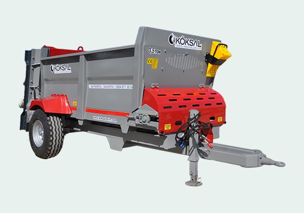 3,5 Ton Katı Gübre Dağıtma Römorku