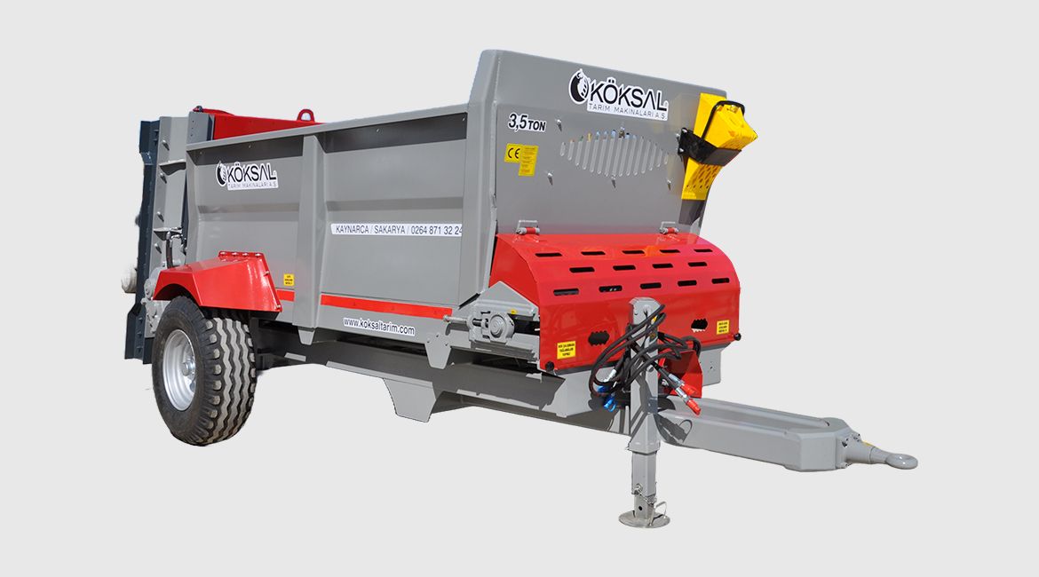 3,5 Ton Katı Gübre Dağıtma Römorku