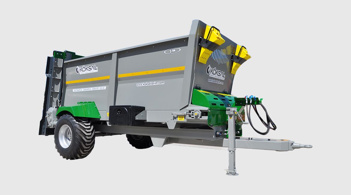 5 Ton Katı Gübre Dağıtma Römorku